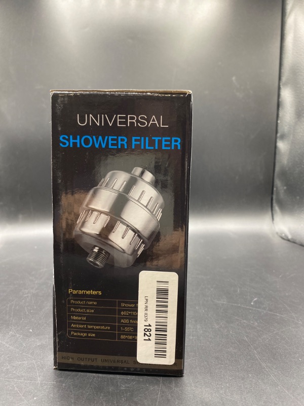 Photo 2 of AquaBliss High Output Universal Shower Filter with Replaceable Multi-Stage Filter Cartridge – Transform Itching, Eczema & Acne into Glowing Hair, Nails & Skin Fast - Chrome (SF220)
