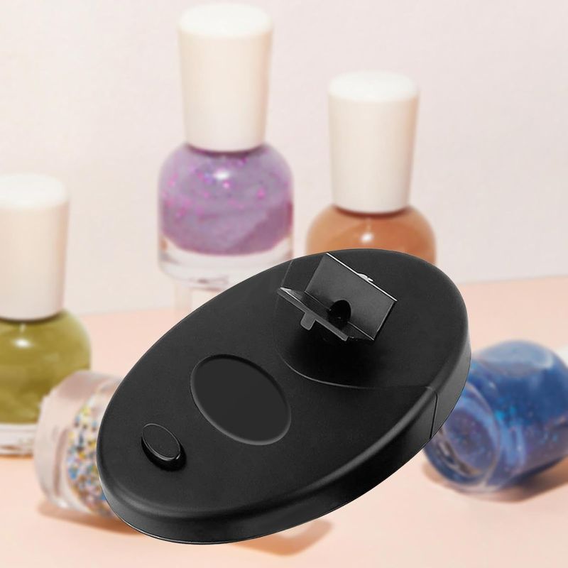 Photo 1 of Nail Shaker Nail Shaker Tattoo Ink Shaker Manicure Tool Electric Plastic Liquid Mixer Nail Polish Shaker, black
