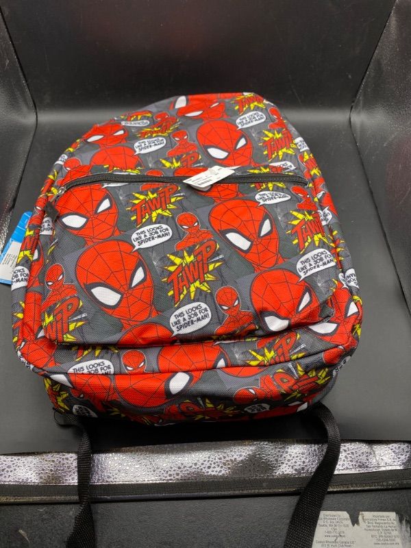 Photo 2 of Spider-Man 16 in. Spider-Man Comic Panels All Over Print Backpack