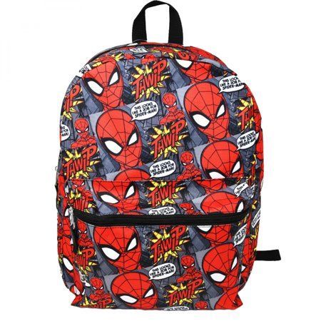 Photo 1 of Spider-Man 16 in. Spider-Man Comic Panels All Over Print Backpack