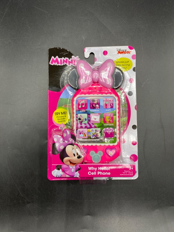 Photo 2 of Minnie Bow-Tique Why Hello Pretend Play Cell Phone Lights and Sounds Kids Toys for Ages 3 up Gifts and Presents
