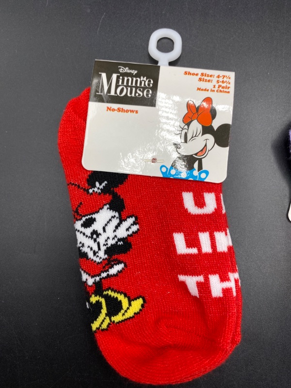 Photo 2 of Minnie Mouse Sock Bundle- size 4-8