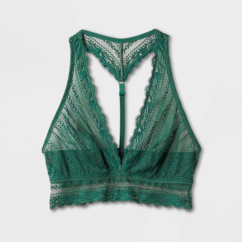 Photo 1 of Women's High Apex Racerback Bralette - Auden™ Green M
