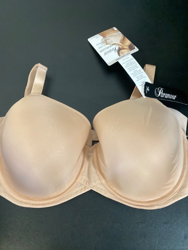 Photo 2 of 40DDD Paramour Womens Marvelous Side Smoothing T-Shirt Bra