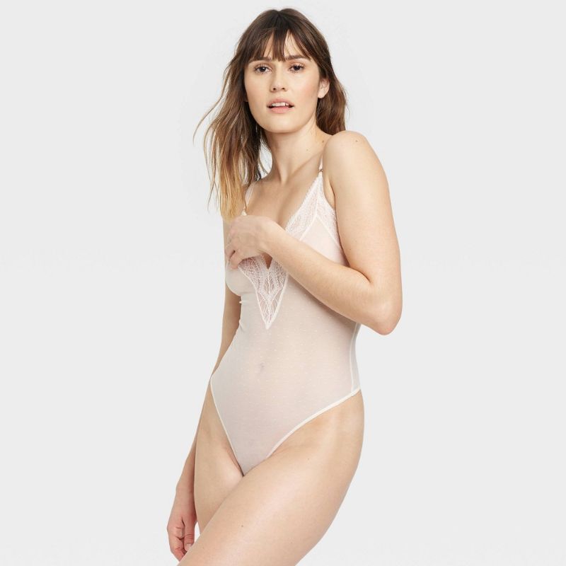 Photo 1 of Women's Unlined Bodysuit - Auden™ White L
