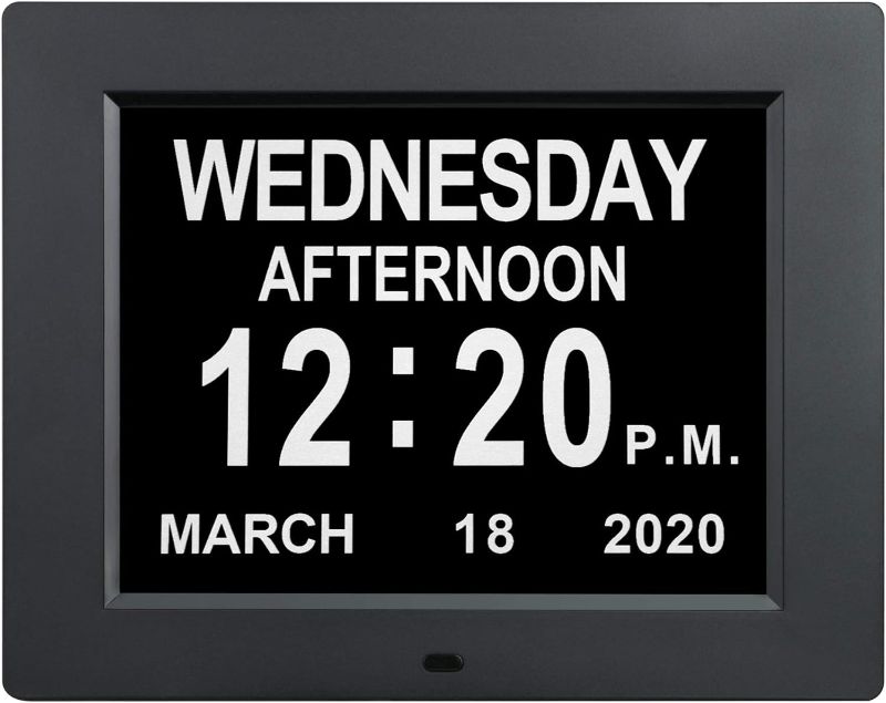 Photo 1 of Digital Day Calendar Clock with Day and Date Time for Elderly-Large Display Dementia Clocks for Senior