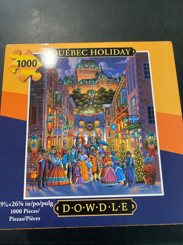 Photo 4 of Dowdle Jigsaw Puzzle - Quebec Holiday - 1000 Piece
