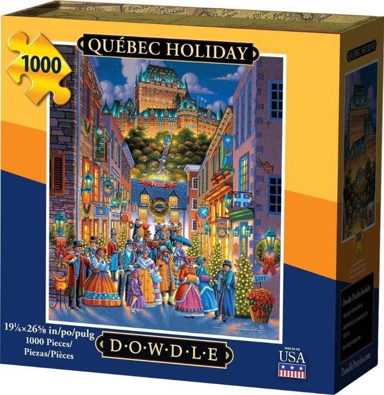 Photo 1 of Dowdle Jigsaw Puzzle - Quebec Holiday - 1000 Piece
