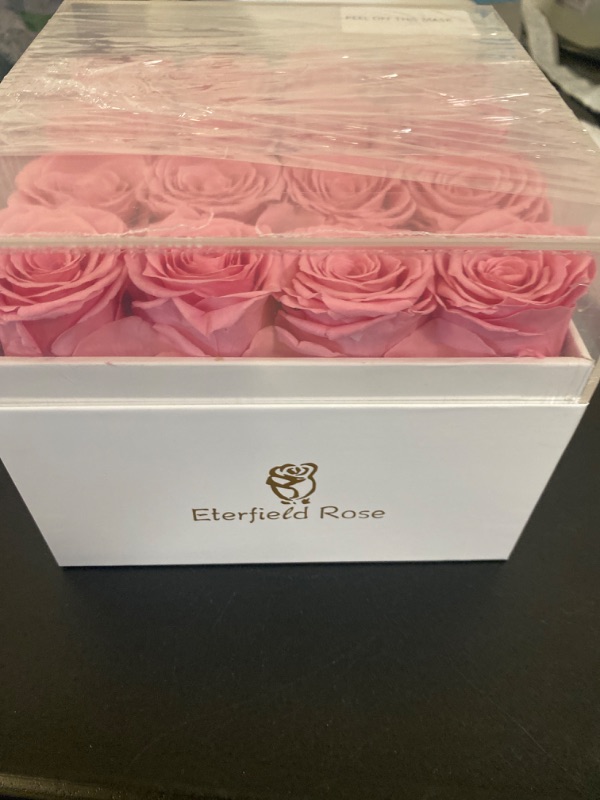 Photo 3 of Eterfield Preserved Roses Preserved Flowers for Delivery Prime 9-Piece Pink Roses That Last a Year Flower Gifts for Women Valentines Flowers for Girlfriend
