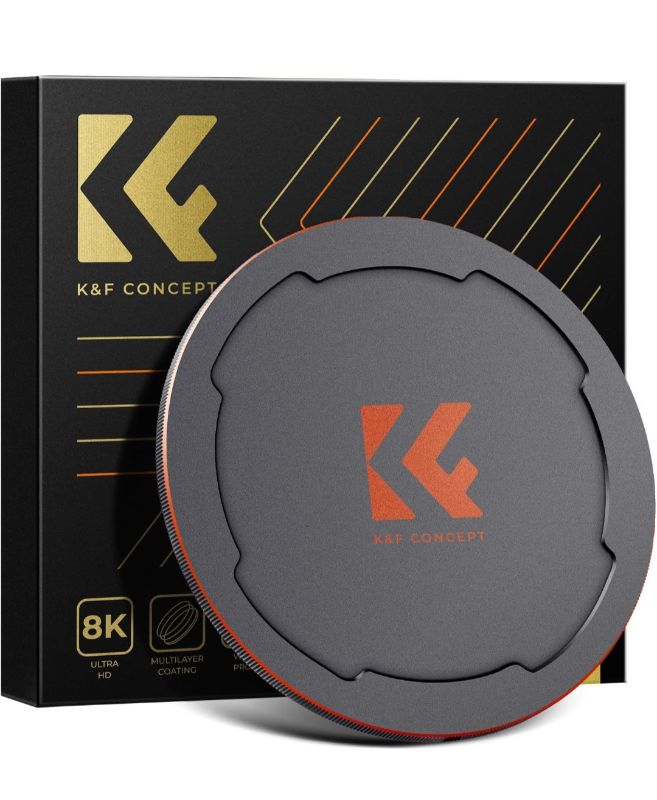Photo 1 of K&F Concept 67mm Thread & Magnetic 2-in-1 Lens Filter Cap Only Compatible with K&F Magnetic Swap System