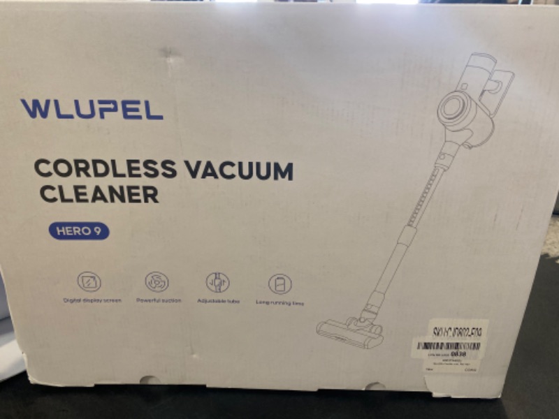 Photo 4 of Cordless Vacuum Cleaner, 530W/38Kpa Stick Vacuum Cleaner with 2 Dust Cups Design, 8 in 1 Vacuum Cleaner Pet Hair with OLED Touch Screen for Home/Pet Hair/Carpet/Hard Floor/Car Cleaning
