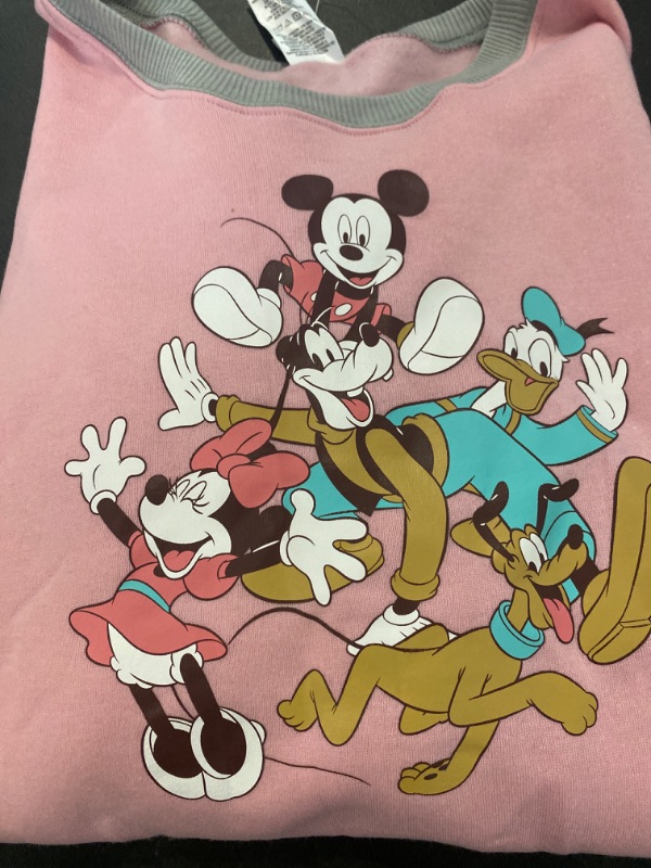 Photo 3 of 2XL Disney Womens Plus Size Mickey Minnie Mouse Donald Goofy Lightweight Sweatshirt
