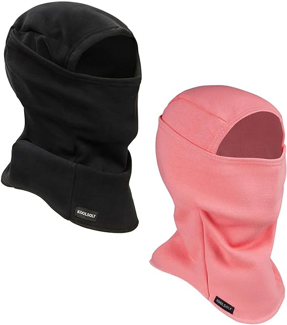 Photo 1 of Balaclava Ski Mask 2 Pieces-Full Face Cover Breathable Warm and Windproof Fleece Winter Sports Cap for Men Women
