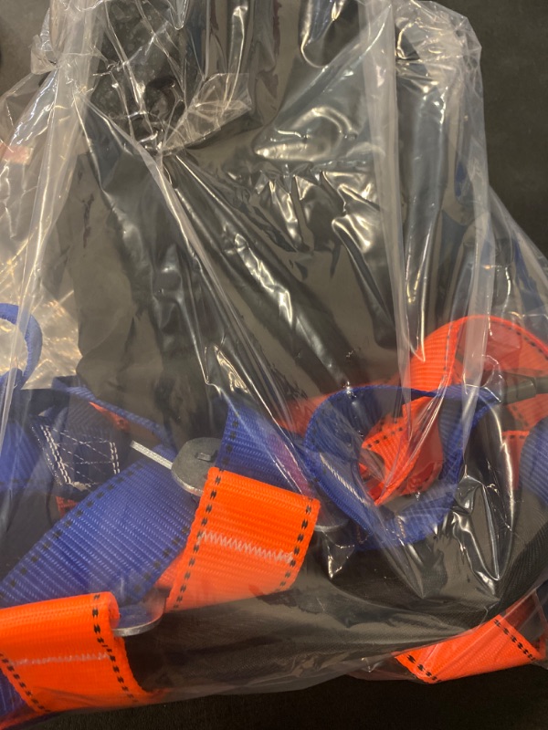 Photo 2 of GLOROUSCHU Full Body Safety Harness Tool Fall Protection?OSHA/ANSI Compliant,ASTM F1774certified | INTERNAL Shock Absorbing Lanyard?Orange?
