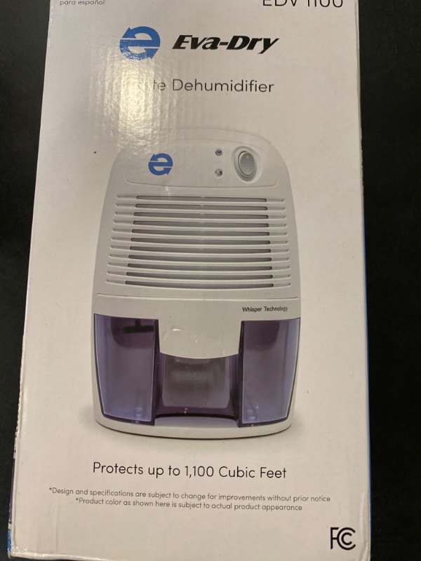 Photo 2 of Electric Mini Dehumidifier, Ultra-Quiet Auto Defrost Dehumidifier with Timer, 2200ML Water Tank and Drain Hose for Basement or Smaller Room
