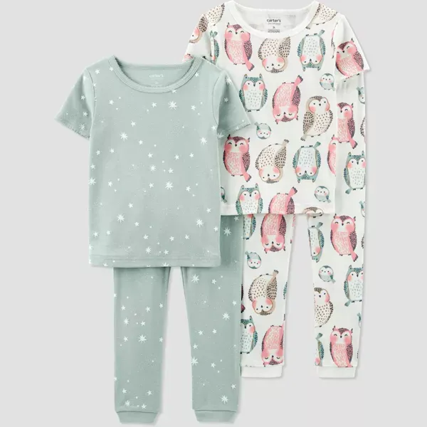 Photo 1 of 4T Carter's Just One You® Toddler Girls' Short Sleeve Pajama Set
