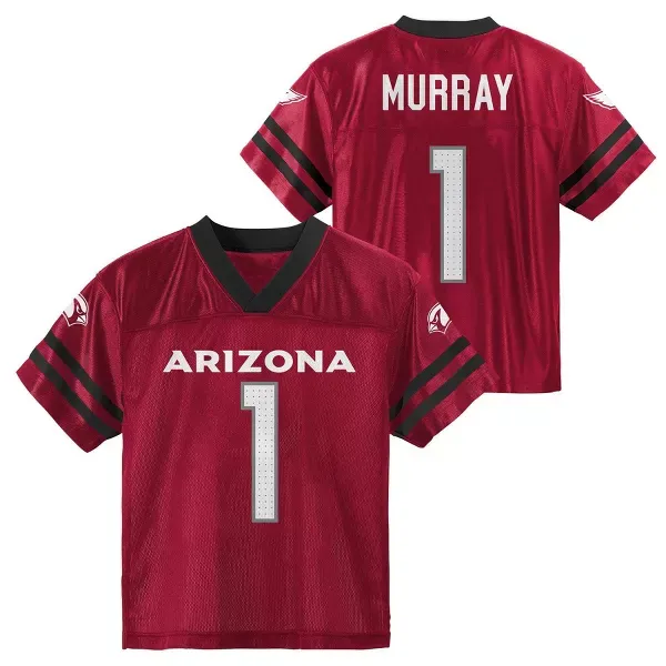 Photo 1 of 2T NFL Arizona Cardinals Toddler Boys' Short Sleeve Murray Jersey
