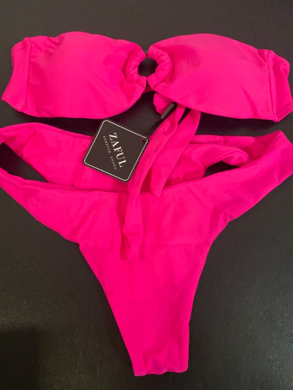 Photo 2 of  Small Neon Pink Swimsuit