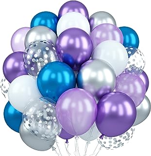 Photo 1 of Blue Purple Balloons Set