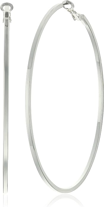 Photo 1 of GUESS Basic Extra-Large Thin Hoop Earrings
