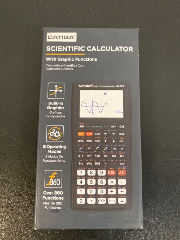 Photo 2 of Scientific Calculator with Graphic Functions - Multiple Modes with Intuitive Interface - Perfect for Beginner and Advanced Courses, High School or College
