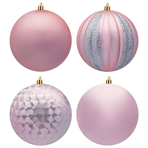 Photo 1 of Joiedomi 8Pcs 3.94" Christmas Ball Ornaments Set, Shatterproof Hanging Xmas Tree Ornaments Set for Christmas Holidays, Indoor Party Decoration, Xmas T
