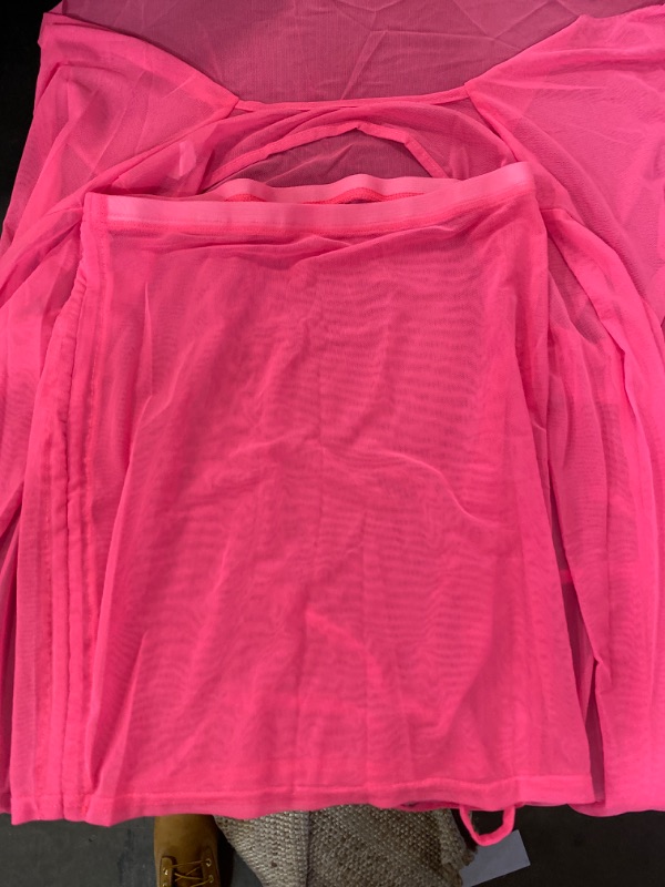 Photo 1 of M Women's Mesh Shirt and Jacket Neon Pink 