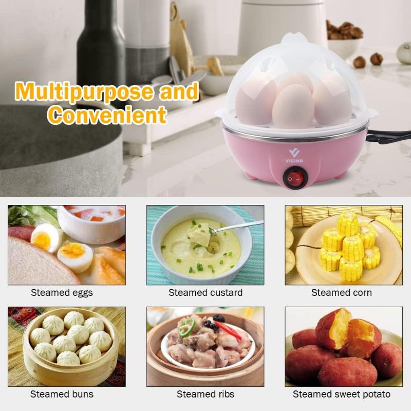 Photo 1 of Egg Cooker,350W Rapid Electric Egg Maker,Egg Steamer,Egg Boiler,Egg Cookers With Automatic Shut Off,14 Egg Capacity Double-Layer Lazy Egg Boiler,Multifunction Heated Milk,Heated Food
