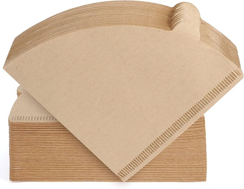 Photo 1 of Niveaya 200 Count Coffee Filters - Size 02, Natural Paper Coffee Filter, No Blowout, Disposable for Pour Over and Drip Coffee Maker (2-4 Cup)
