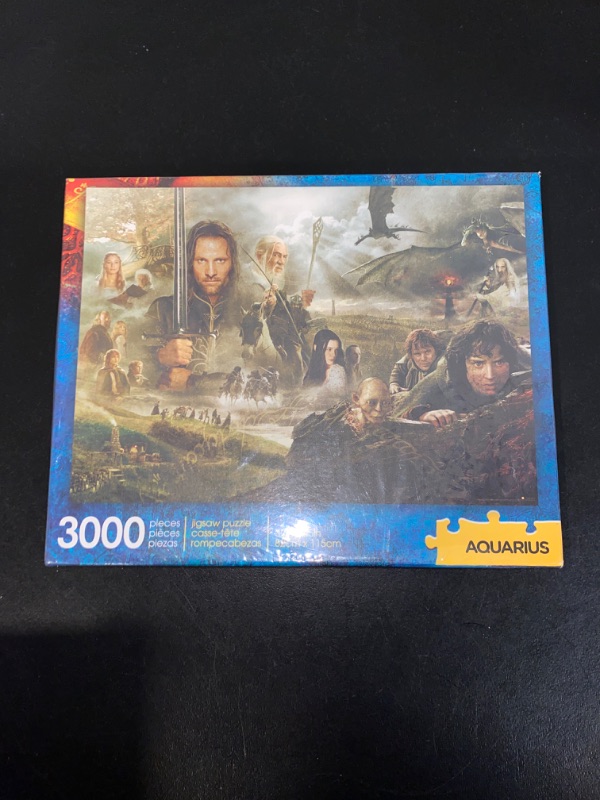 Photo 2 of Aquarius Lord of The Rings (3000 Piece Jigsaw Puzzle) - Officially Licensed Lord of The Rings Merchandise & Collectibles - Glare Free - Precision Fit - 32 x 45 Inches
