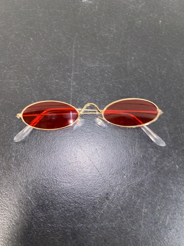 Photo 1 of Red Lense Hippie Glasses