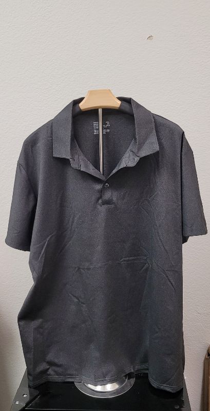 Photo 2 of XL - Men's Black Polo Shirt 