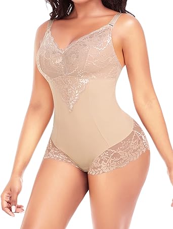 Photo 1 of XL Shapewear Bodysuit for Women Tummy Control Body Shaper Slimming One Piece Bodysuit Thong Shapewear