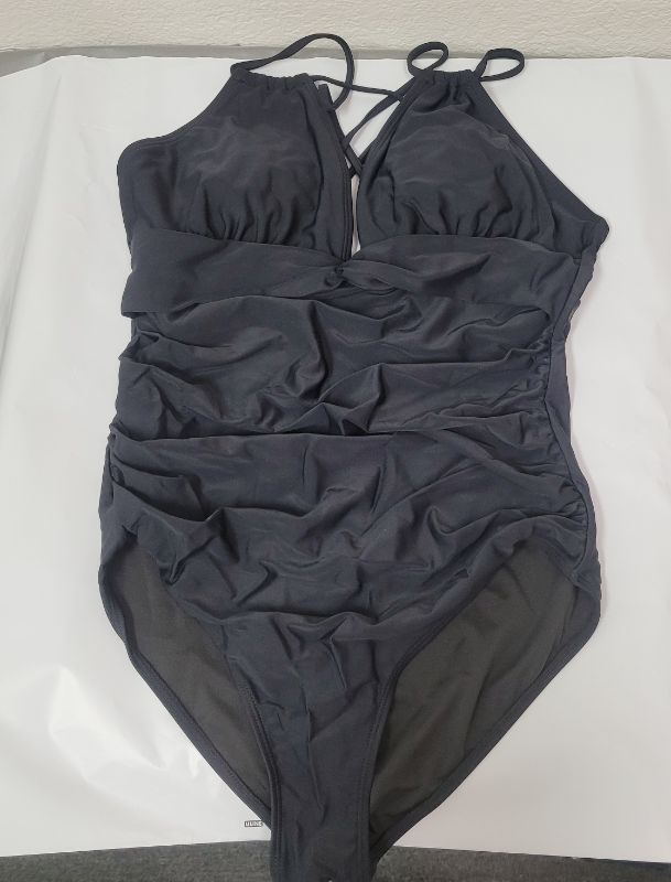 Photo 4 of L Black Women's One Piece swimsuit 