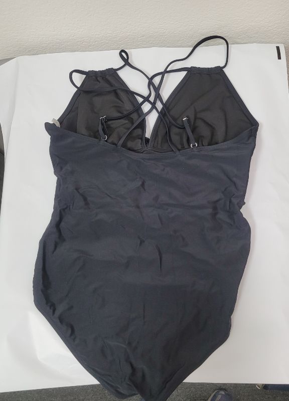 Photo 5 of L Black Women's One Piece swimsuit 