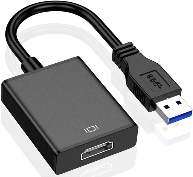 Photo 1 of SENGKOB USB to HDMI Adapter, USB 3.0/2.0 to HDMI 1080P Video Graphics Cable Converter with Audio for PC Laptop Projector HDTV Compatible with Windows XP 7/8/8.1/10
