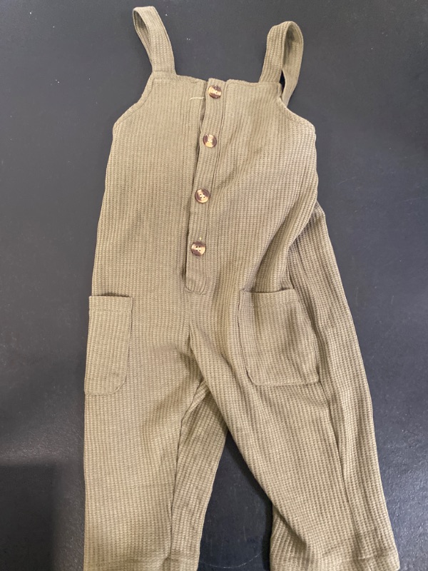 Photo 1 of 3T Boys Light Brown Overalls