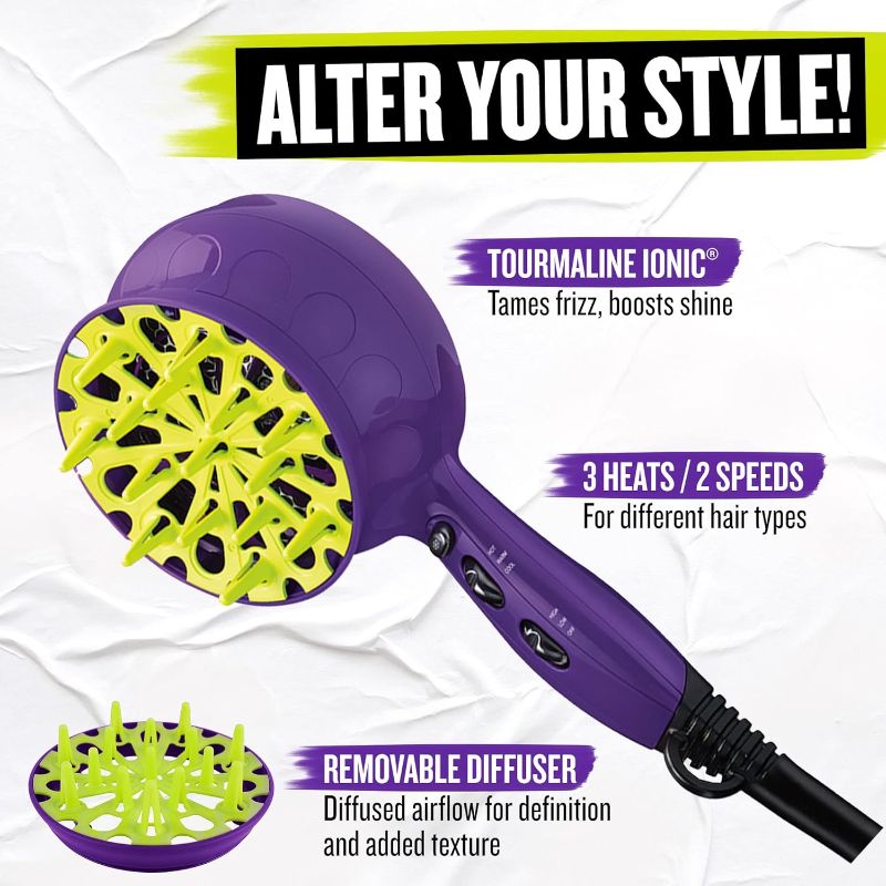 Photo 3 of Bed Head Curls-in-Check 1875W Hair Diffuser Dryer | Great for Curly Hair
