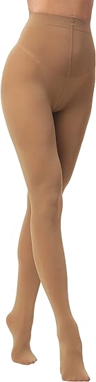 Photo 1 of Size M (Nude) EVERSWE Women's 80 Den Soft Opaque Tights, Women's Tights

