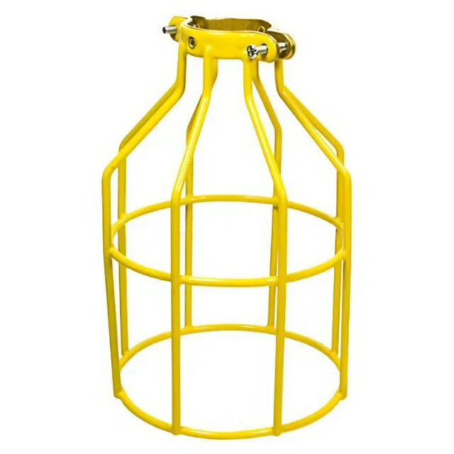 Photo 1 of  Lighting Industrial Style Yellow Vintage Metal Lamp Guard Cage for Pendant Light Vintage Lamp Holders