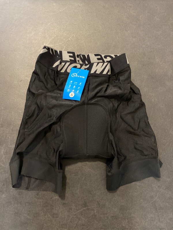 Photo 1 of S NICEWIN Mens 4D Padded Bike Shorts Anti-slip Leg Cycling Underwear Wide WaistBand Biking Bicycle Motorcycle Underpants
