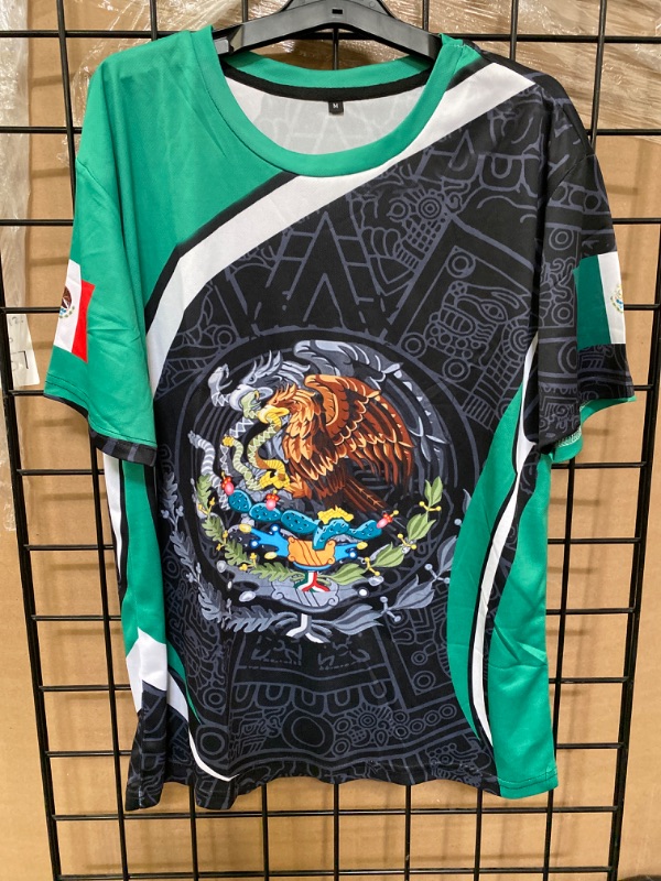 Photo 2 of M Mexico Spirit Aztec t Shirt 3d All Over Printed Proud Mexican Shirt Unisex s 5xl
