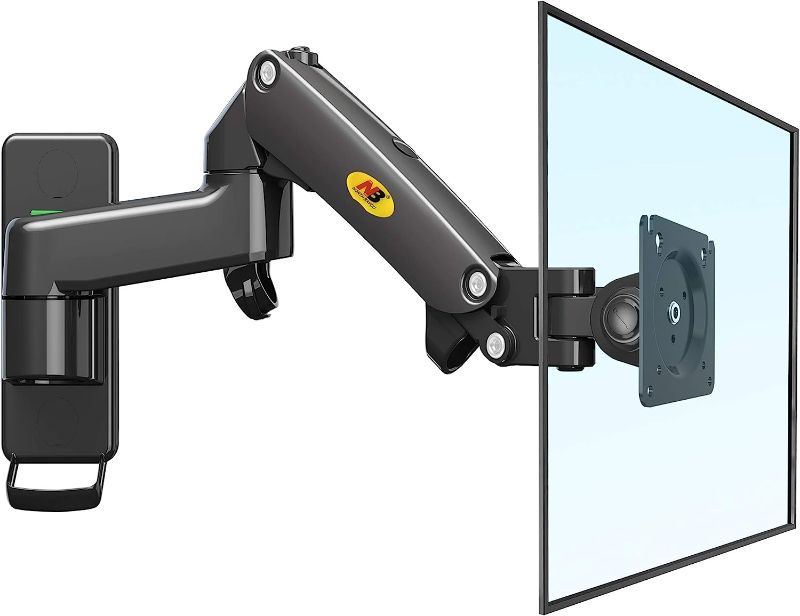 Photo 1 of NB North Bayou TV Monitor Wall Mount Bracket Full Motion Articulating Swivel for 17-35" Monitors (Load Capacity from 4.4 to 22lbs) Double Extension F150-B
