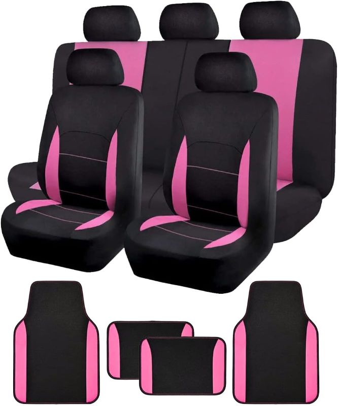 Photo 1 of Flying Banner Combo Pack car seat Covers car Floor mats and Steering Wheel Cover car Truck SUV with Steering Wheel Cover 