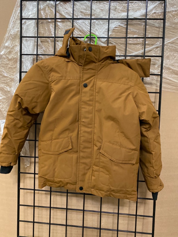 Photo 2 of Size 6-7 - ZSHOW Girls' Ski Jacket Waterproof Warm Winter Coat Fleece Hooded Raincoat with Detachable Faux Fur
