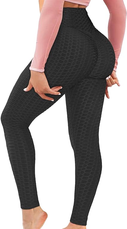 Photo 1 of M AIMILIA Butt Lifting Anti Cellulite Leggings for Women High Waisted Yoga Pants Workout Tummy Control Sport Tights
