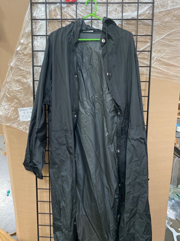 Photo 2 of XL COOFANDY Men's Rain Jacket with Hood Waterproof Lightweight Active Long Raincoat
