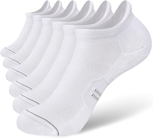 Photo 1 of M CS CELERSPORT 6 Pack Women's Ankle Running Socks Cushioned Low Cut Tab Athletic Socks
