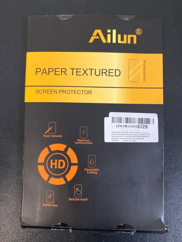 Photo 2 of Ailun Paper Textured Screen Protector for iPad Air 11 Inch 6 & Apple Pencil 2nd Generation Pencil Holder