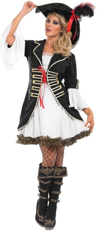 Photo 1 of S fun shack Pirate Costume Women, Buccaneer Womens Pirate Costume, Adult Pirate Costume, Halloween Pirate Outfit Women
